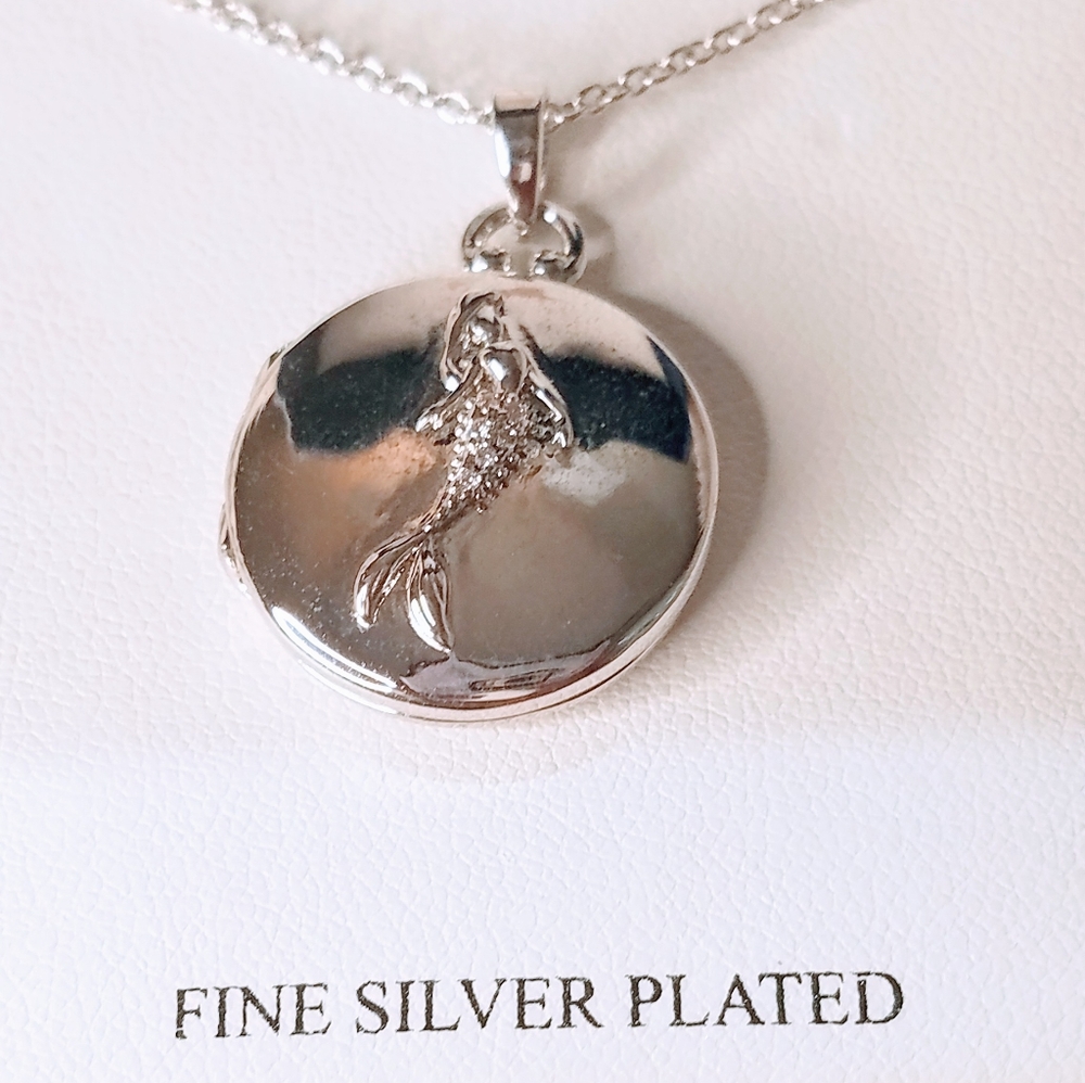 Guiliana Mermaid Fine Silver Plated Necklace
